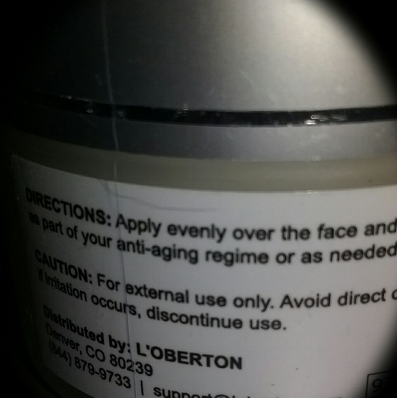 ONE DAY  ONLY ALL $6 ARE 3/$15!   L'Oberton Paris wrinkle-freeing moisturizer - Picture 2 of 2